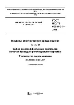ГОСТ IEC/TS 60034-31-2015
